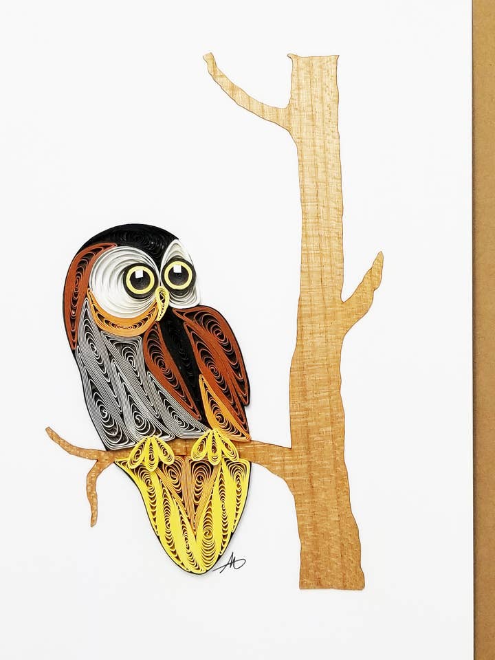 #248 Chouette pour la vente par Iconic Quilling