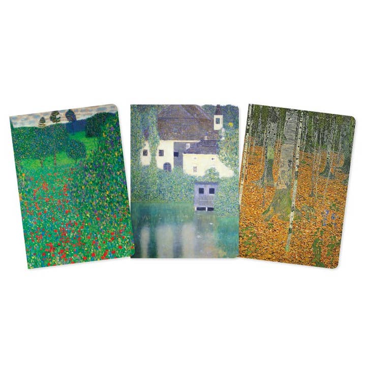 Texas Bookman - Wholesale Notebook - Gustav Klimt: Landscapes Set of 3 Standard Notebooks1