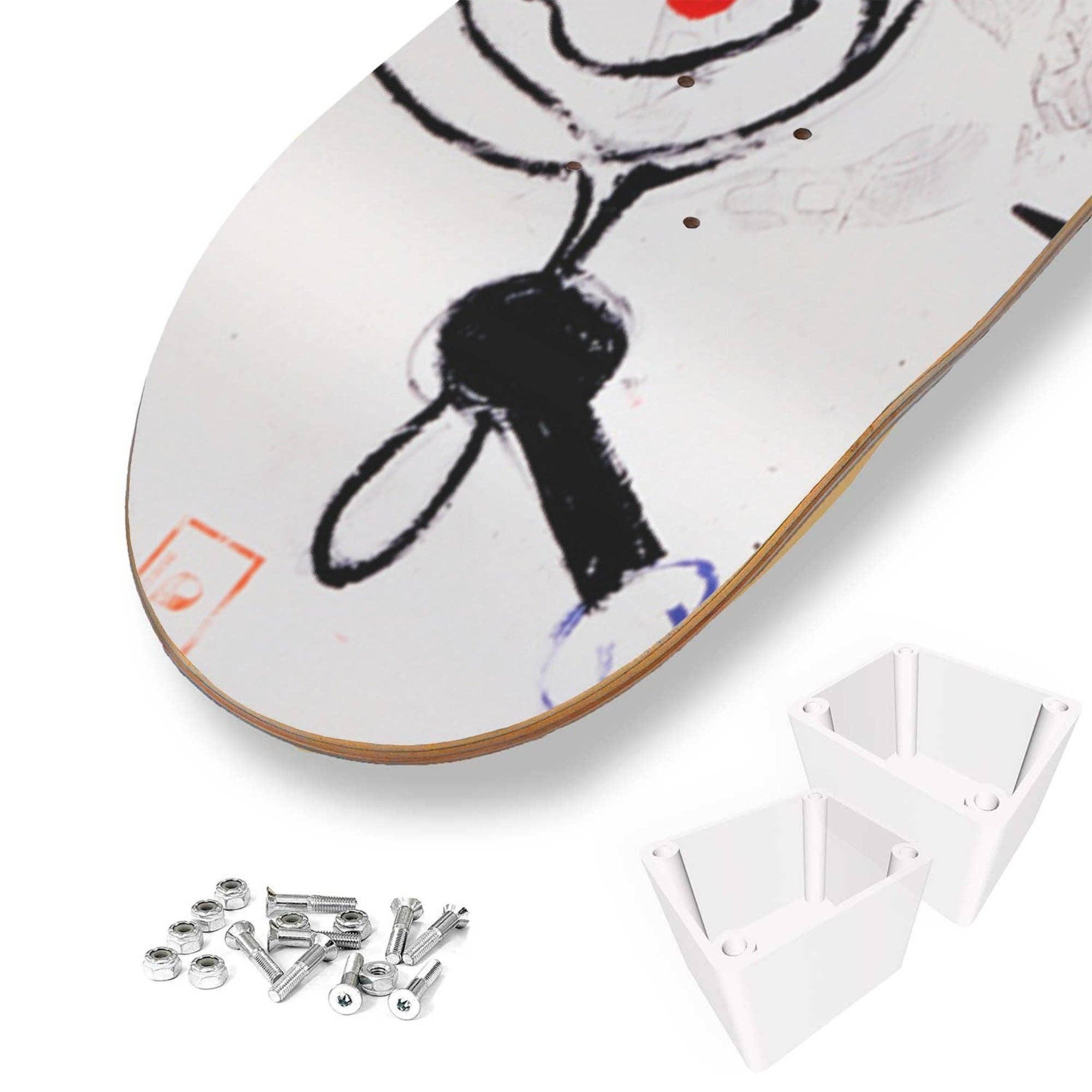 Wholesale Jean-Michel Basquiat, 'Eyes and Eggs' | Skateboard Wall