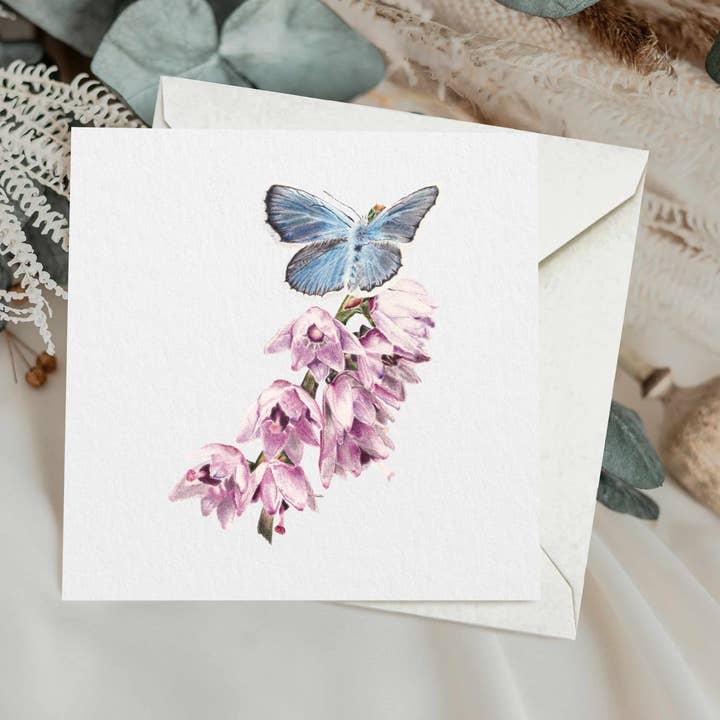 Butterfly Greetings Card | Butterfly Card | Floral Card for wholesale by Gemini's Fine Art Studio