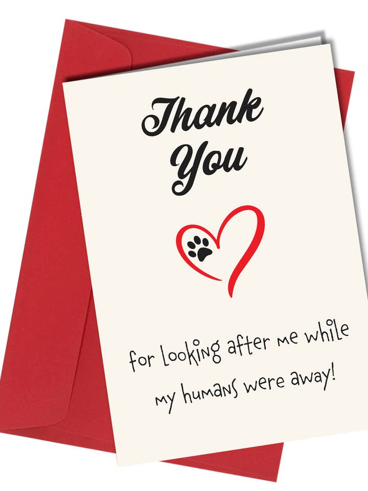 #452 While My Humans Were Away | pet sitter thank you card and other Purchase Wholesale pet sitter. Free Returns & Net 60 Terms on Faire trending on Faire.