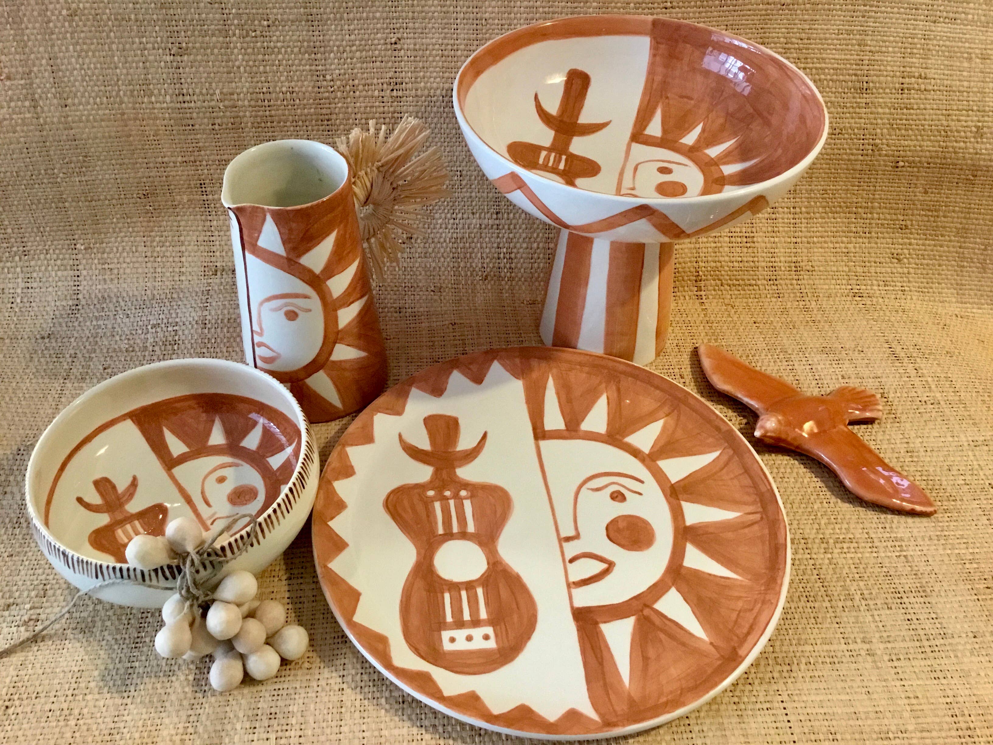 Maison Callaloo - Wholesale Decorative Plate/Dish/Bowl - Handcrafted ceramic pie dish 2