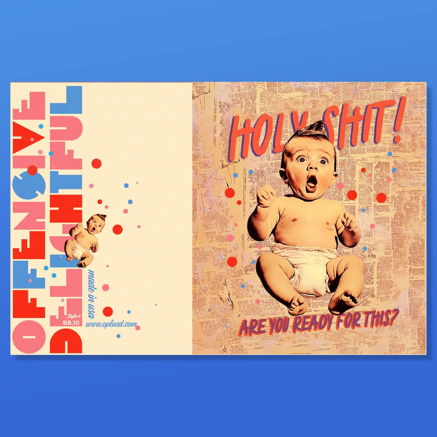 offensivedelightful - Wholesale Baby Card - HOLY SHIT! new baby card1