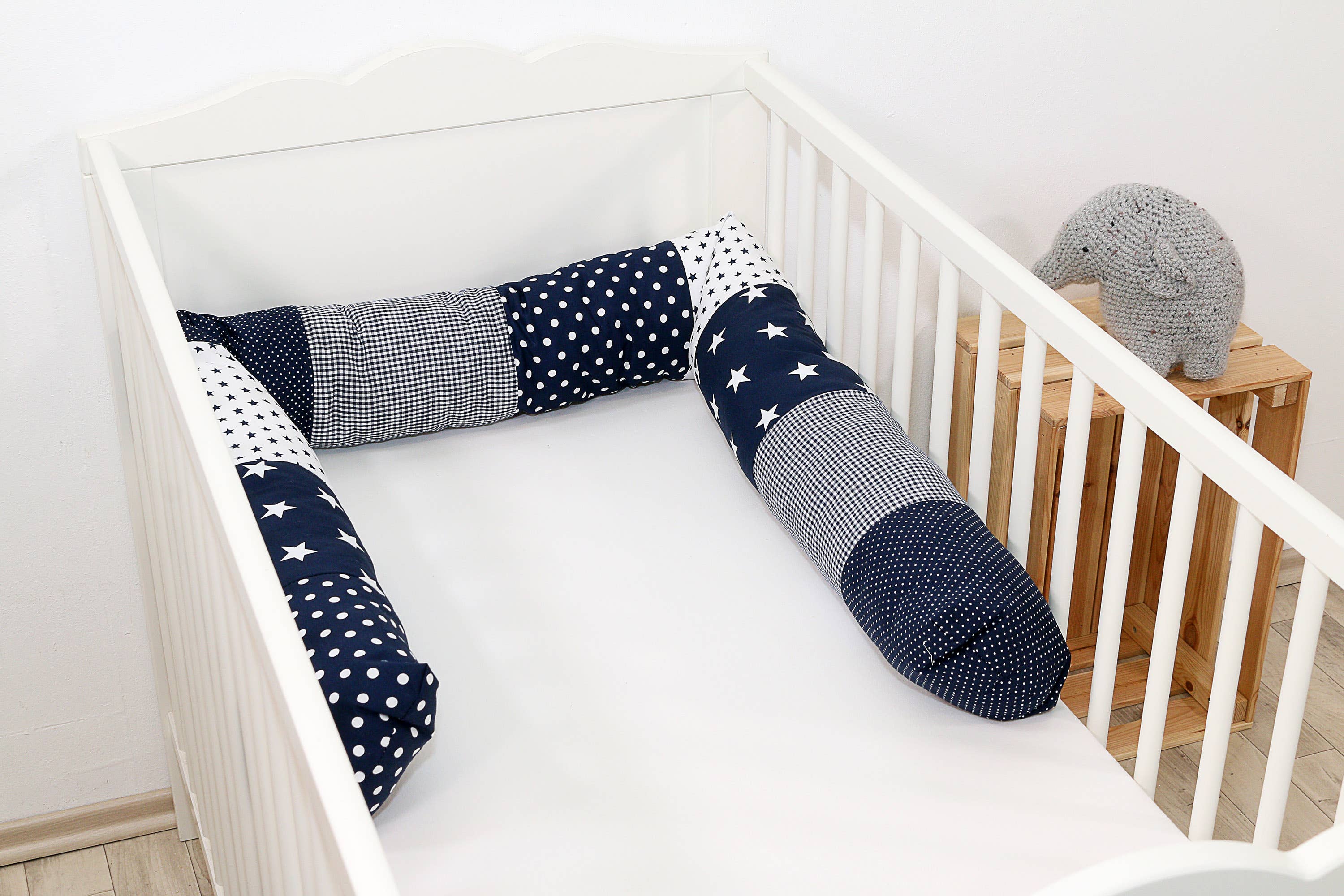 ULLENBOOM - Wholesale Pillow/Cushion - Kids & Baby - 79" Blue Stars Snake Pillow1