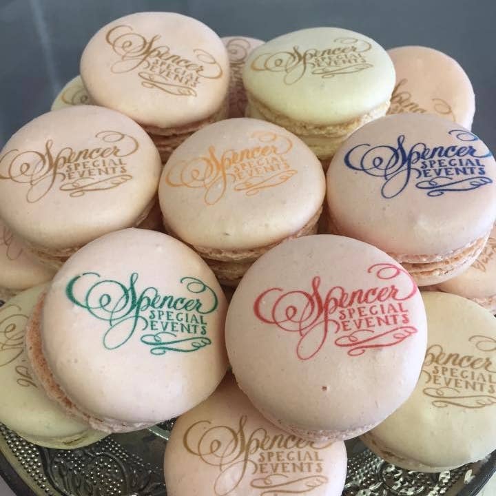 Lottiebelle's - Wholesale Biscuit - LOGO Box French Macarons Each Box Must Contain 20 Dozen 1