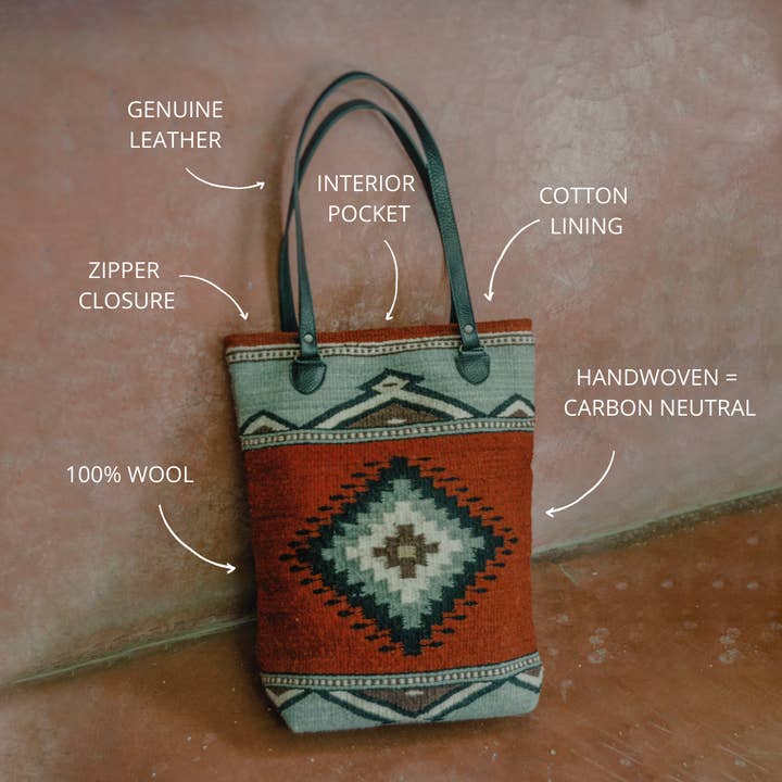 AMASOUK - Wholesale Tote Bag - Women's - Adobe + Azul Bucket Tote