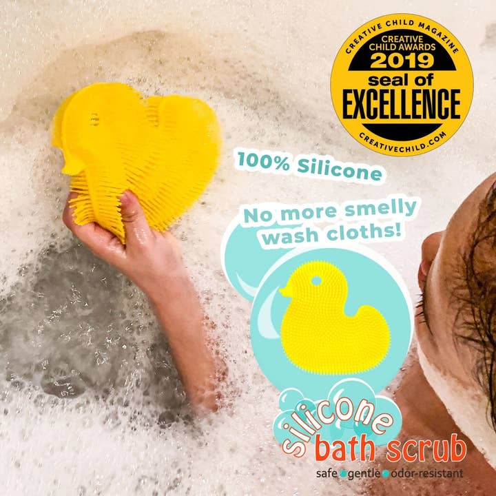 Innobaby on Faire - Wholesale Bath Toy - Baby - Silicone Bath Scrub / Duck / Baby Bath Toy 7