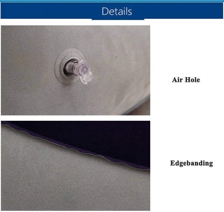 VIGOR – wholesale Lumbar pillow – Travel Soft Flocking Adults Inflatable Foot Rest Pillow(10 P14