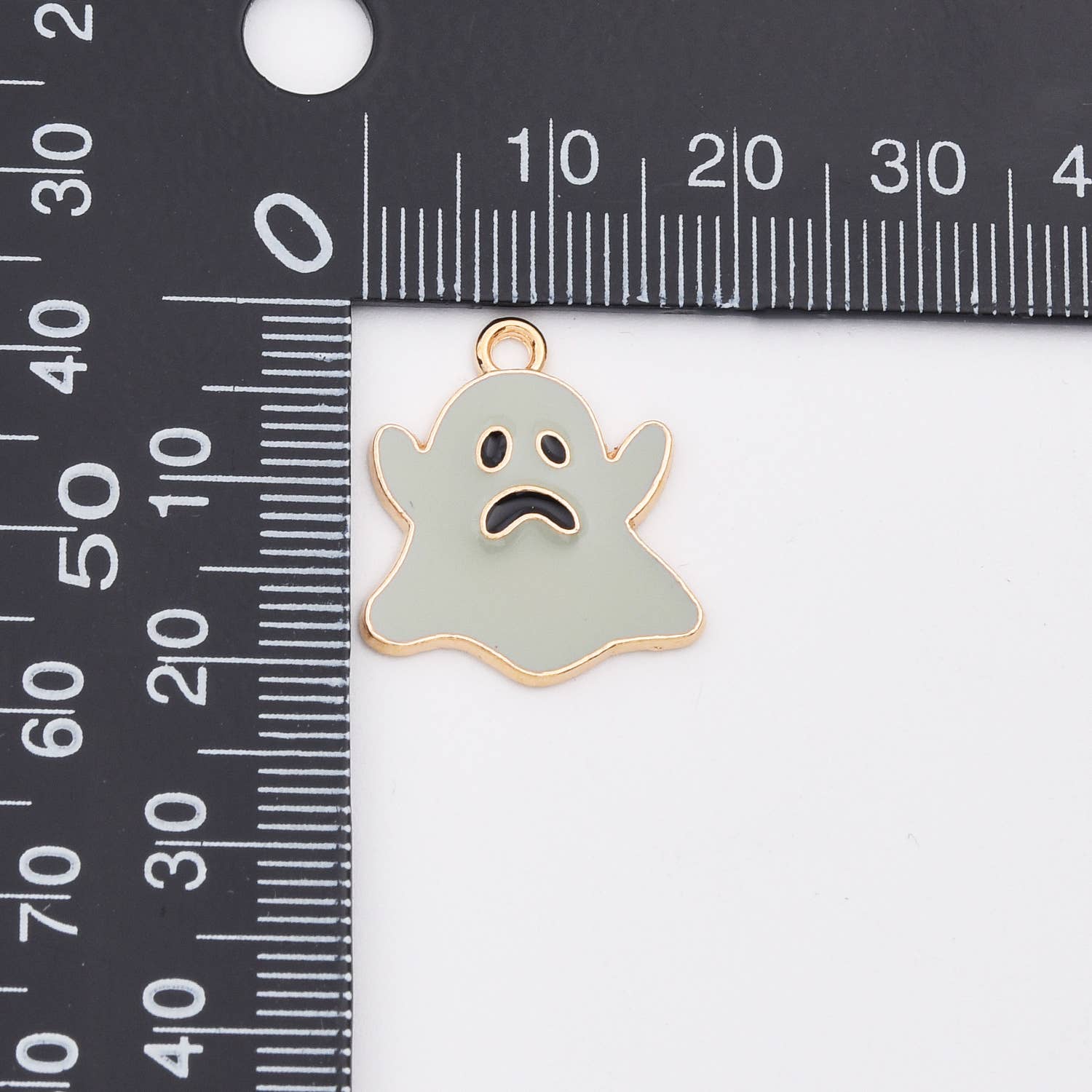 findings4uGem – wholesale Hänge-/berlockhalsband – Guldpläterad Emalj Halloween Fint Berlockhänge, CP215035