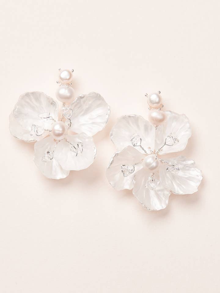 Nia Flower Earrings for wholesale by Dareth Colburn Designs