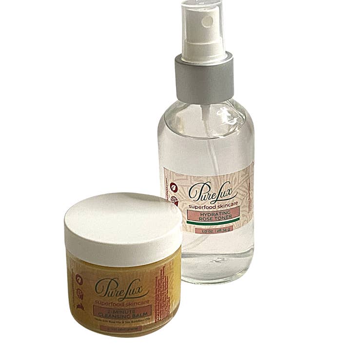 Cleansing Balm & Distilled Rose Duo for wholesale by Pure LuxFace& Body