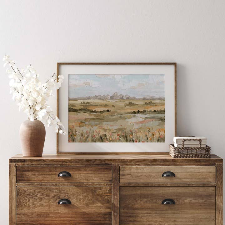 Hannah Weisner Art - Vente Affiche d'art - Impression d'art "Grand Tetons"1