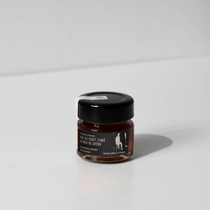 SMOKED forest honey with oak wood 40g for wholesale by DE LA ROSÉE