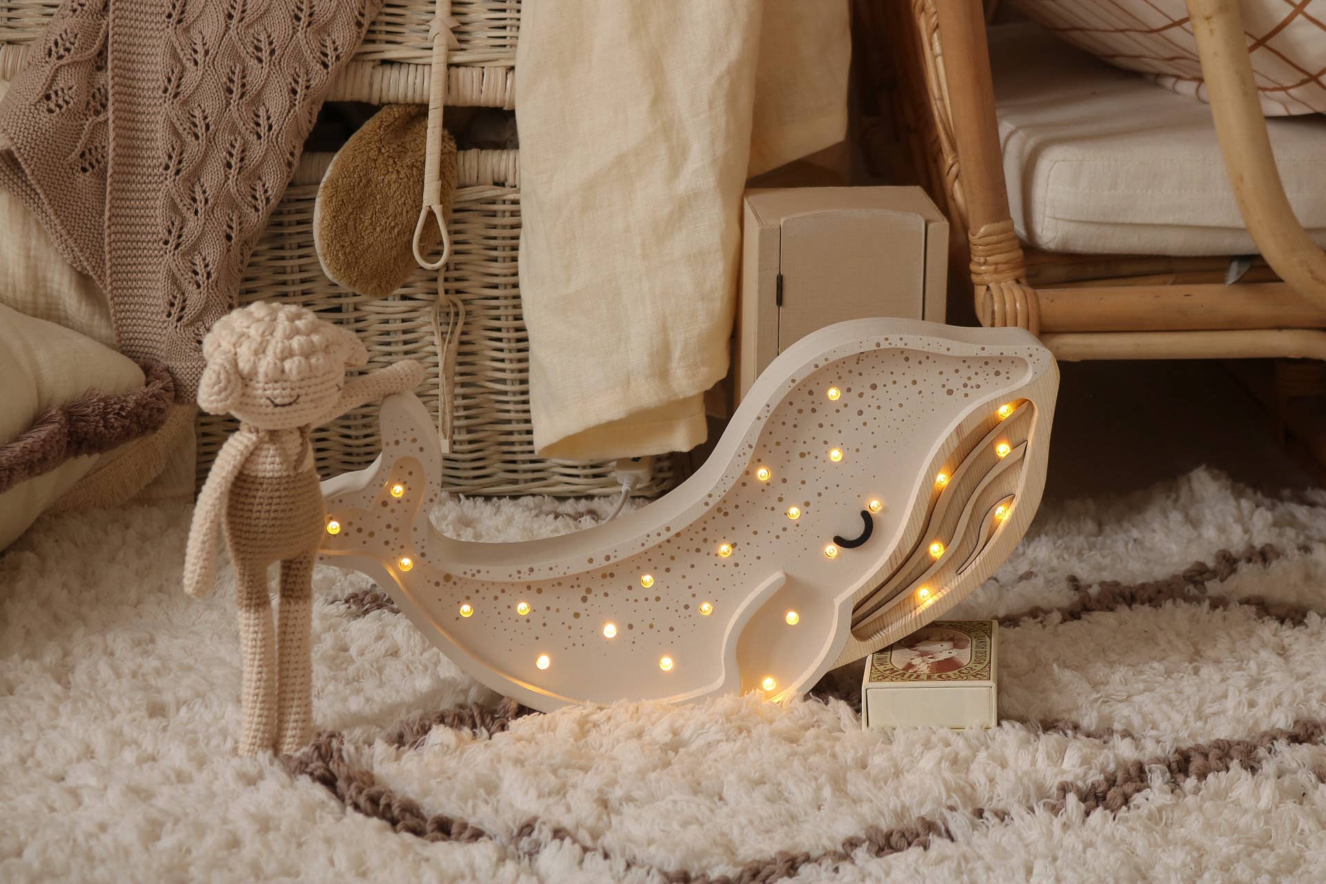 Little Lights - Vente Veilleuse - Enfant et bébé - Petite Lampe Baleine Little Lights6