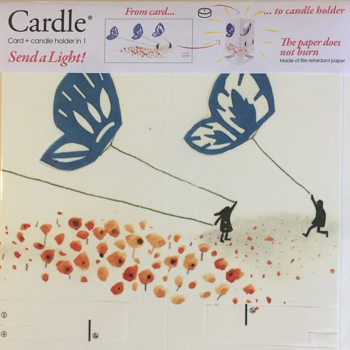 Carte de voeux Cardle Bougeoir - Cerfs-volants pour la vente par Mayves