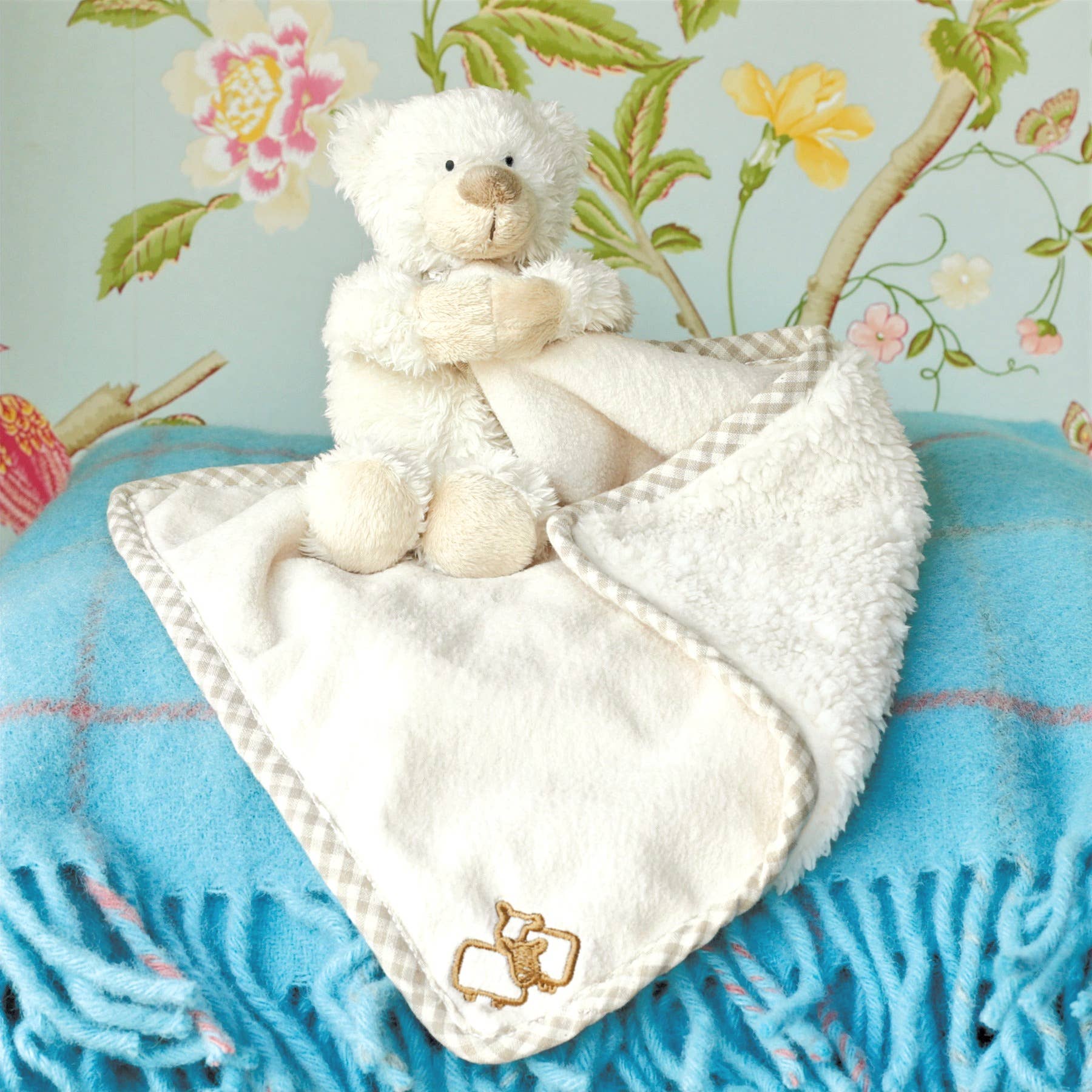 Jomanda Soft Toys & Accessories - Vente Couverture douillette – bébé - Ourson en peluche bébé doudou/doudou en peluche premium3
