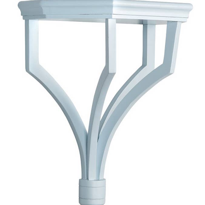 The Enchanted Home - Wholesale Wall Mounted Shelf - Pale Blue Solid Wood Bracket1