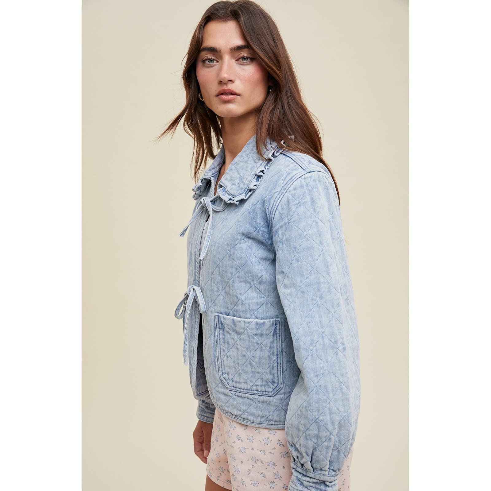 DENIM VESTE EN JEAN MATELASSÉE/WL24-9398 en vente sur Faire2