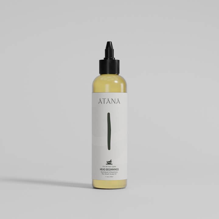 Head Beginnings: KumQuat & Rosemary Pre-Wash Scalp Oil for wholesale by ATANA HEAD SPA, LLC