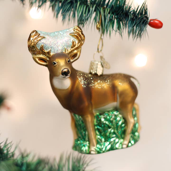 Whitetail Deer Ornament for wholesale by Old World Christmas