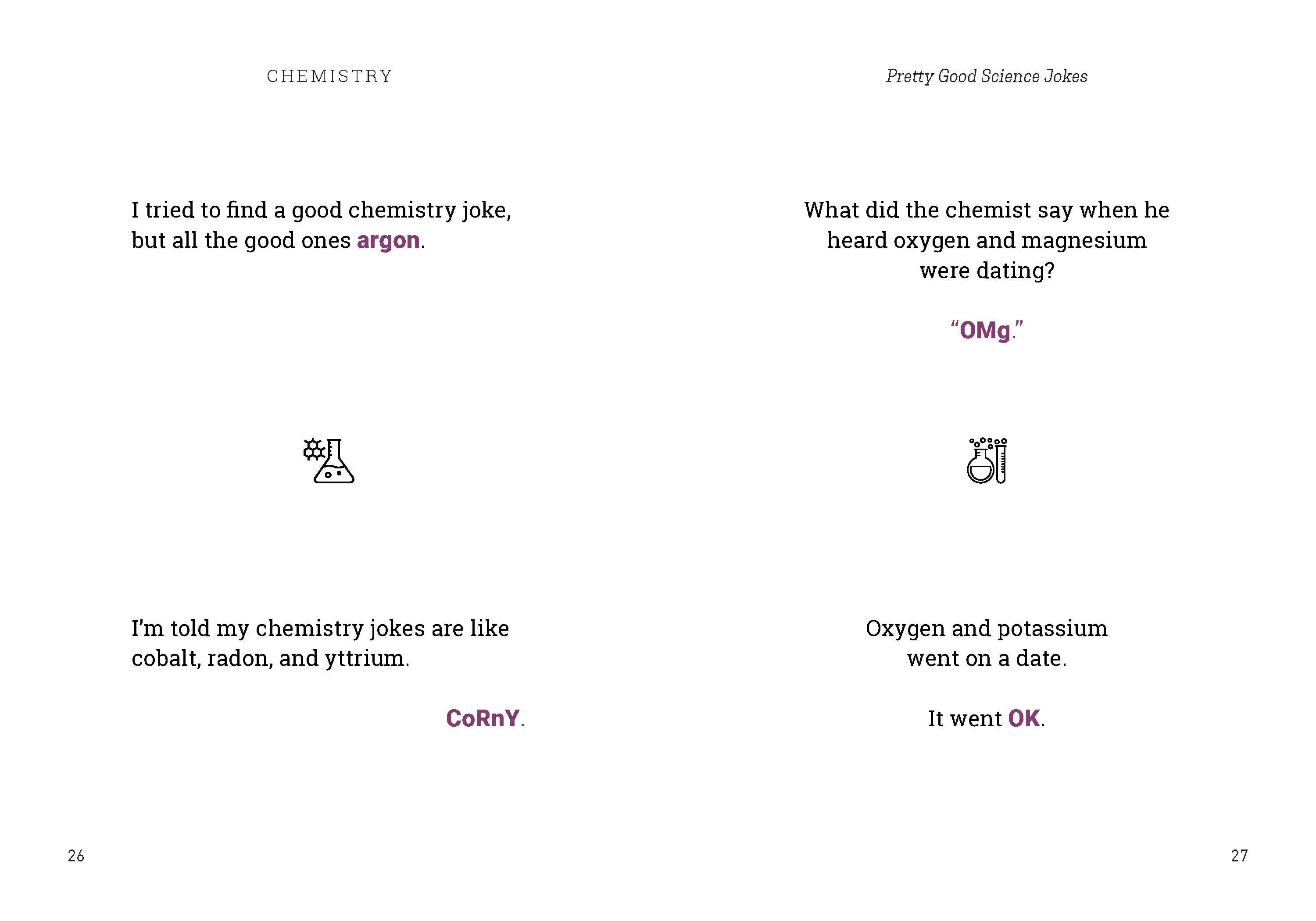 Chronicle Books - Wholesale Humor - Pretty Good Science Jokes8