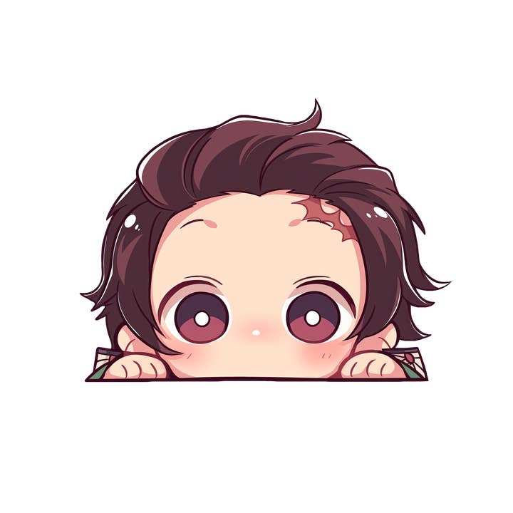 MPB Stationery - Wholesale Sticker - Demon Slayer Tanjiro Peeker1