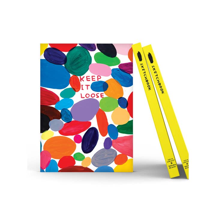 David Shrigley x Brainbox Candy - Wholesale Sketchbook/sketchpad - Funny Gift - Keep It Loose Sketchbook by David Shrigley1