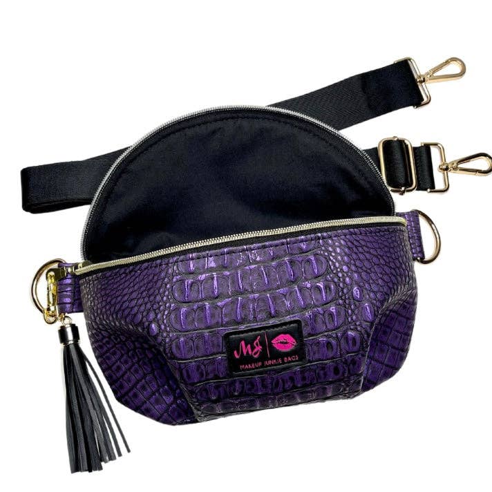 Makeup Junkie Bags - Wholesale Belt Bag - Women's - Sidekick Bag Ice Gator Majesty
