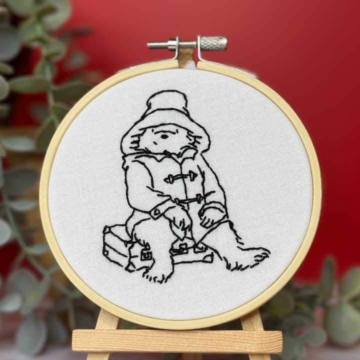 Paddington - At The Train Station Mini Embroidery Kit for wholesale by The Crafty Kit Company