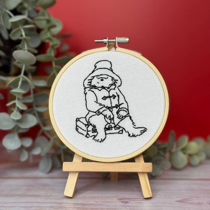 Paddington - At The Train Station Mini Embroidery Kit for wholesale by The Crafty Kit Company
