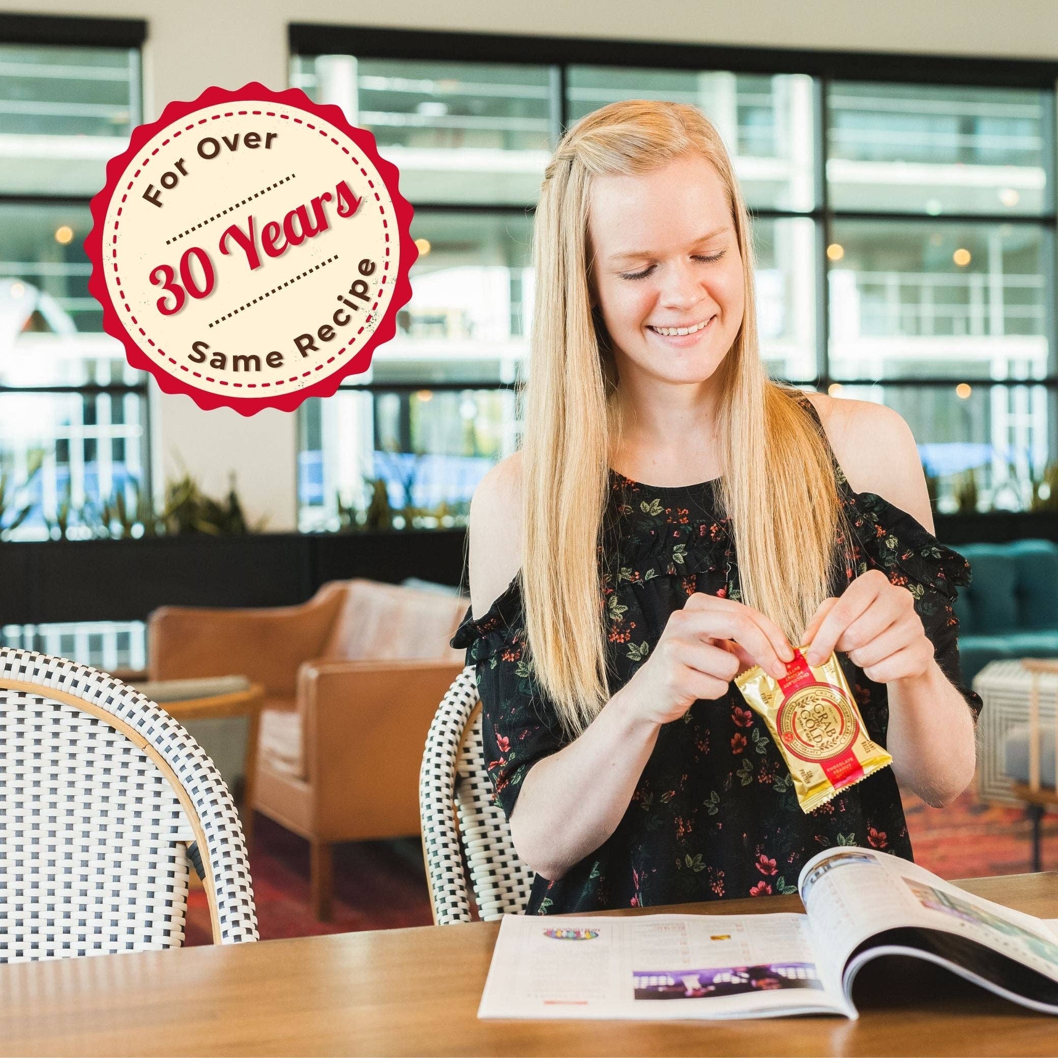 Grab The Gold - Wholesale Snack Bar - 12 Snack Bars - Chocolate Peanut Butter5