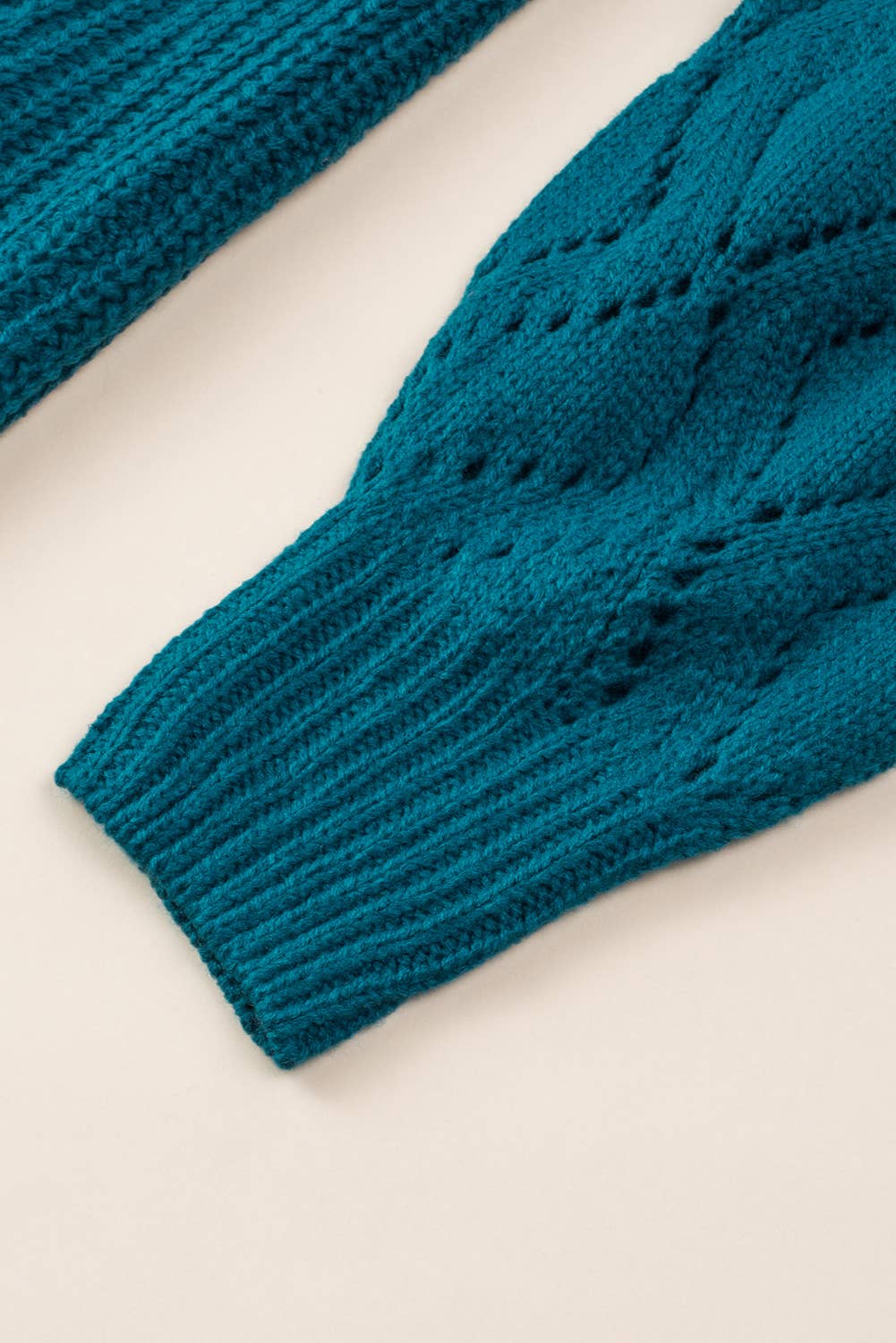 FULL TIME PURCHASE - Wholesale Knit Sweater - Women's - Hollow-out Puffy Sleeve Knit Sweater24