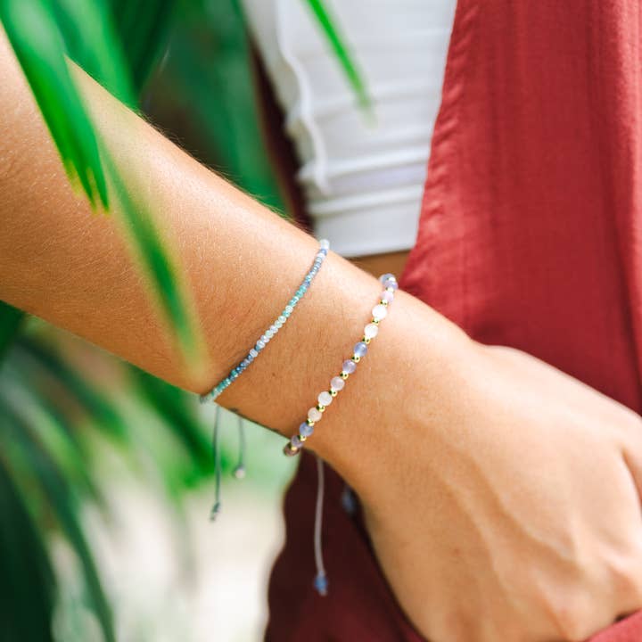 Lotus and Luna - Wholesale Beaded Bracelet - "To The Moon and Back" Goddess Bracelet