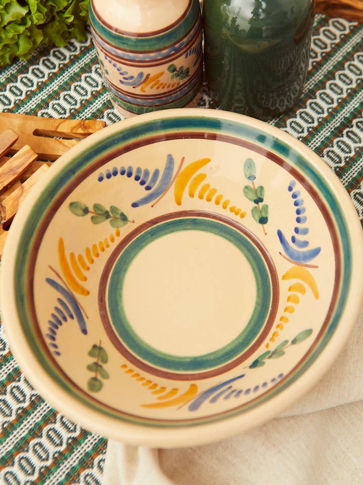 Saladier en céramique imprimée Medina pour la vente par Eturel Madrid