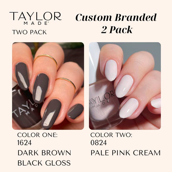 Taylor Made Polish - Vendita all'ingrosso Smalto per unghie - Smalto per unghie personalizzato: confezione da 2 a lunga tenuta + vegano + non tossico194