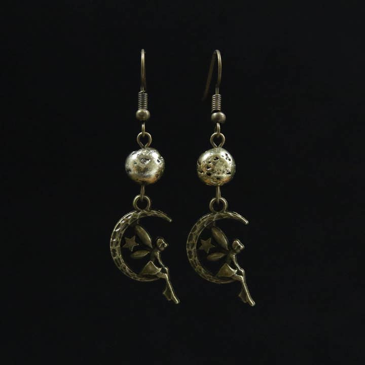 JAC Jewelry Designs - Wholesale Dangle Earrings - Asteroid and Fairy Moon Earrings3