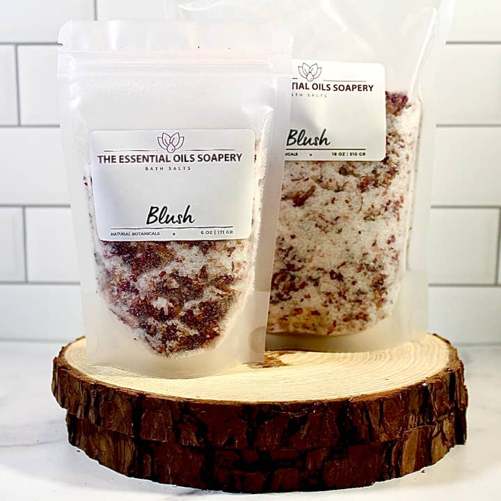 Blush Bath Salts for wholesale by The Essential Oils Soapery