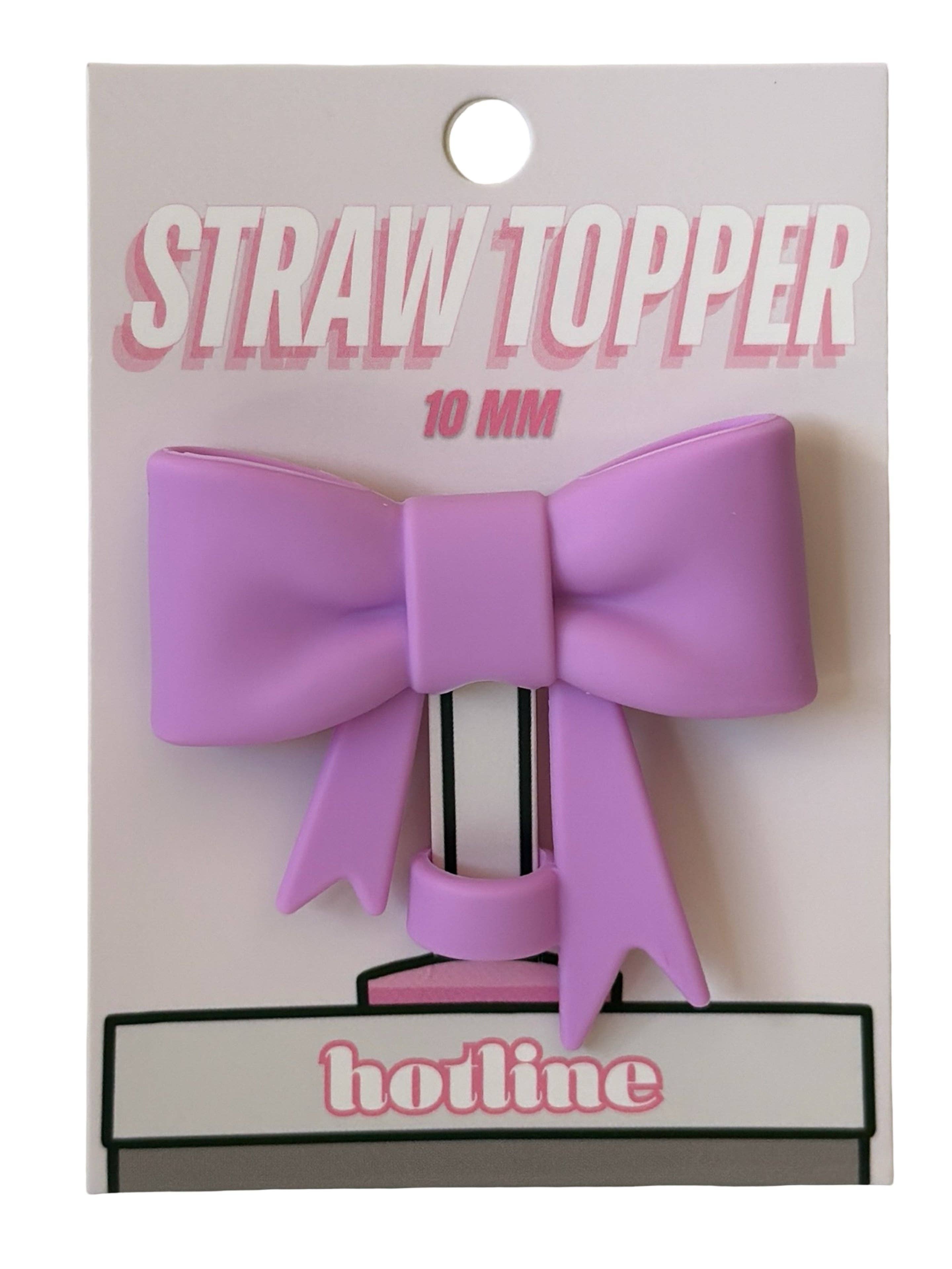 Shop Hotline - Wholesale Drink Topper - Large Bow Straw Toppers2