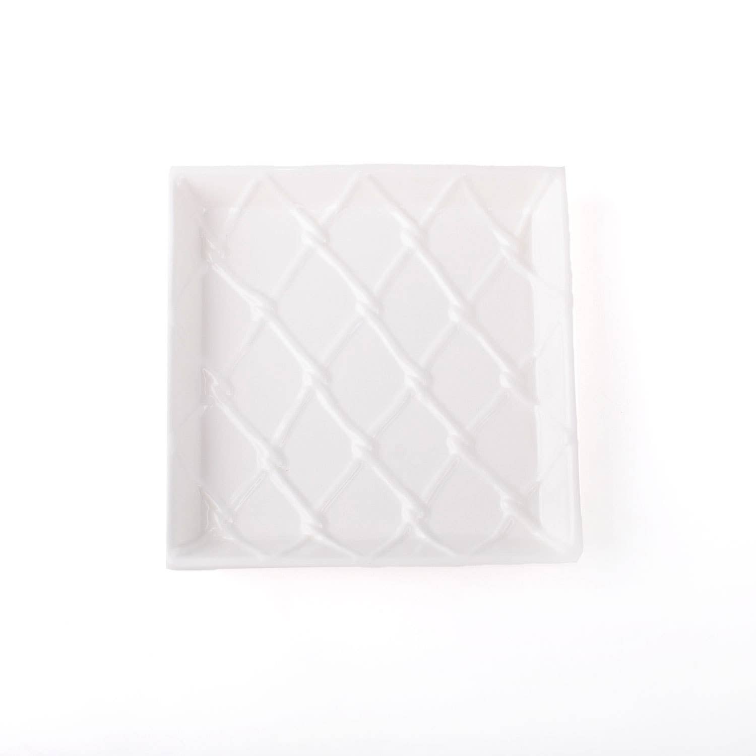 8 Oak Lane - Wholesale Napkin Holder - White Textured Beverage Napkin Tray2
