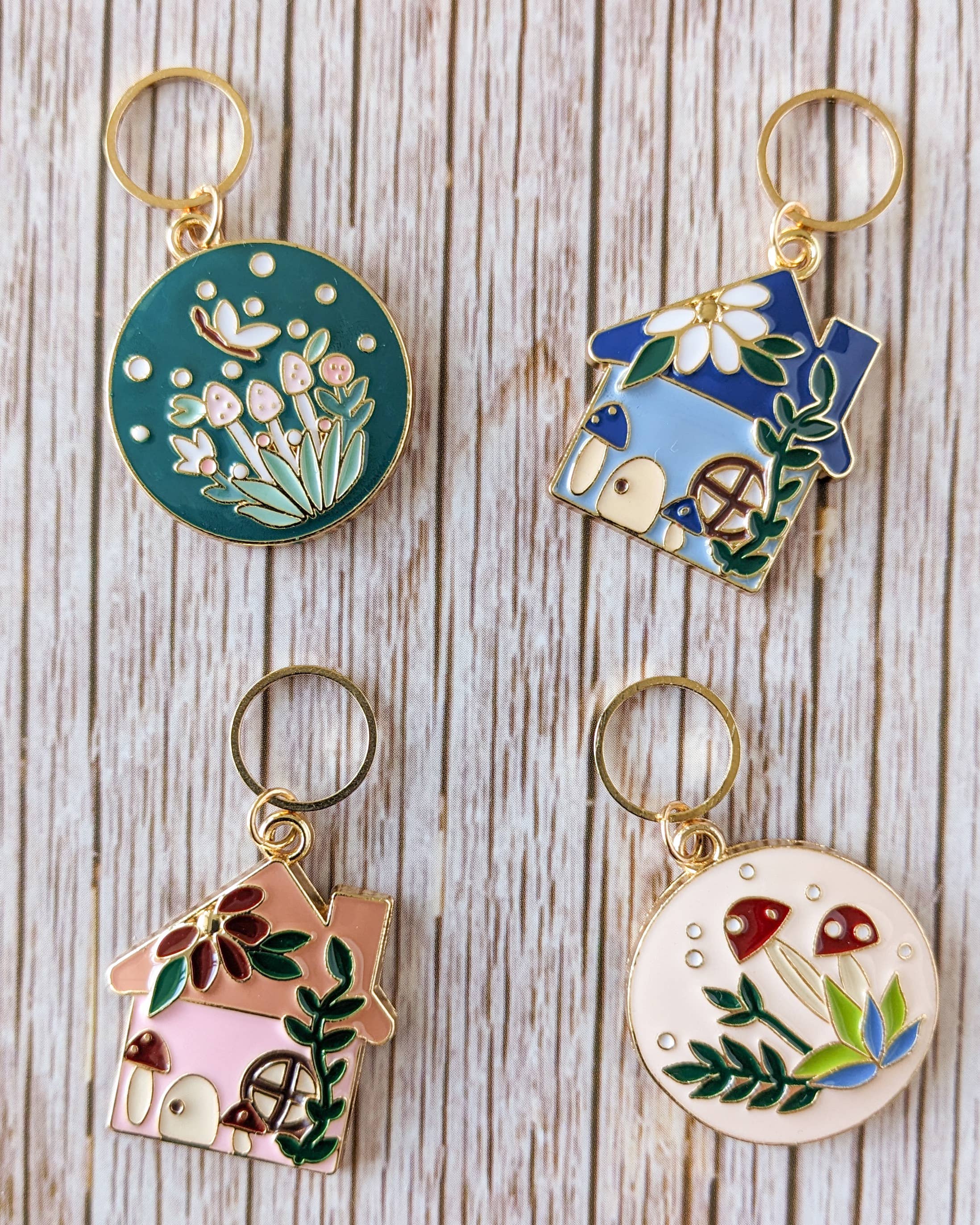 Hello Kim - Kim Chui - Wholesale Knitting/Crochet Supplies - In the undergrowth - Marker rings2