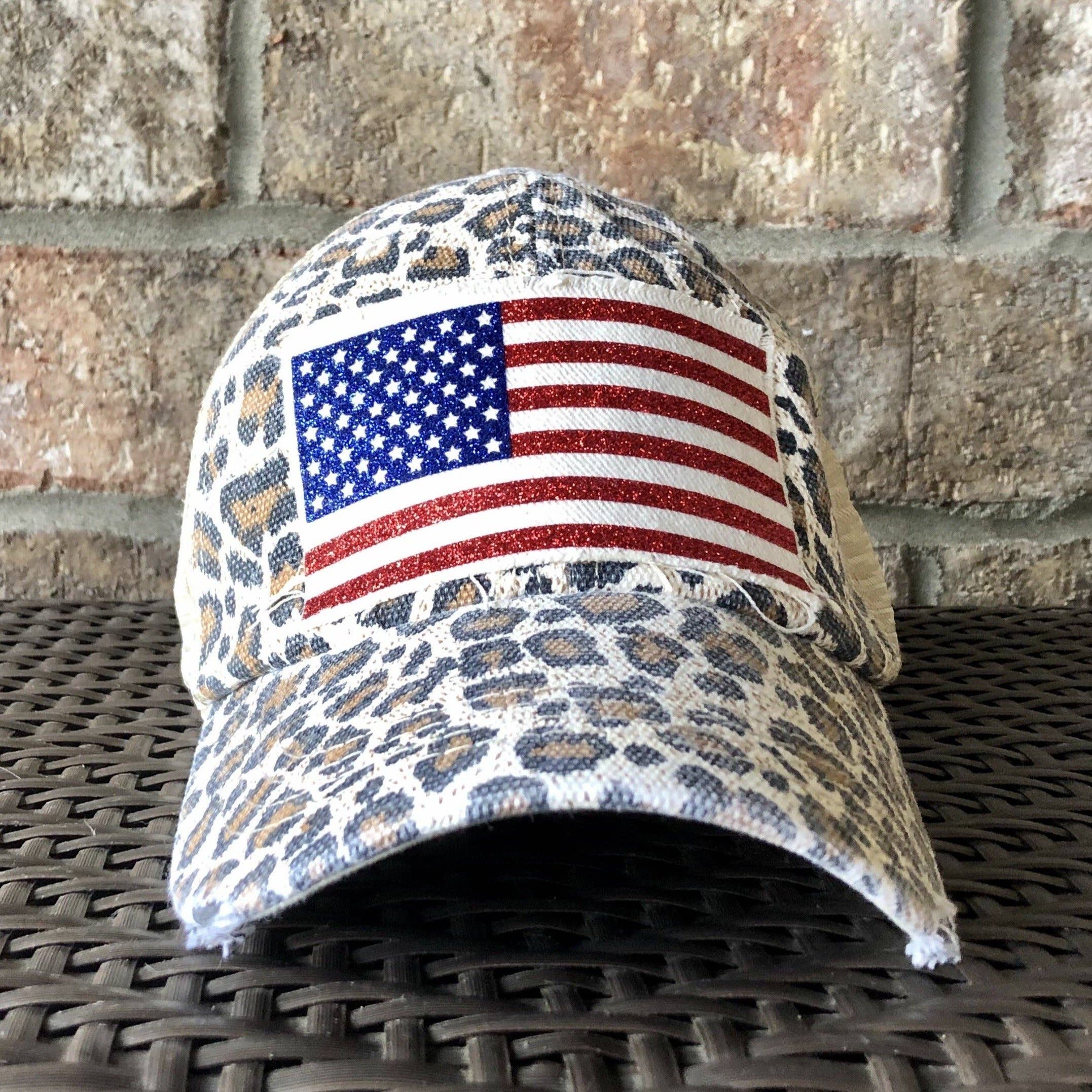 BohoGroove - Wholesale Trucker Hat - Women's - “American Flag Glitter” Hat – Patriotic snapback21