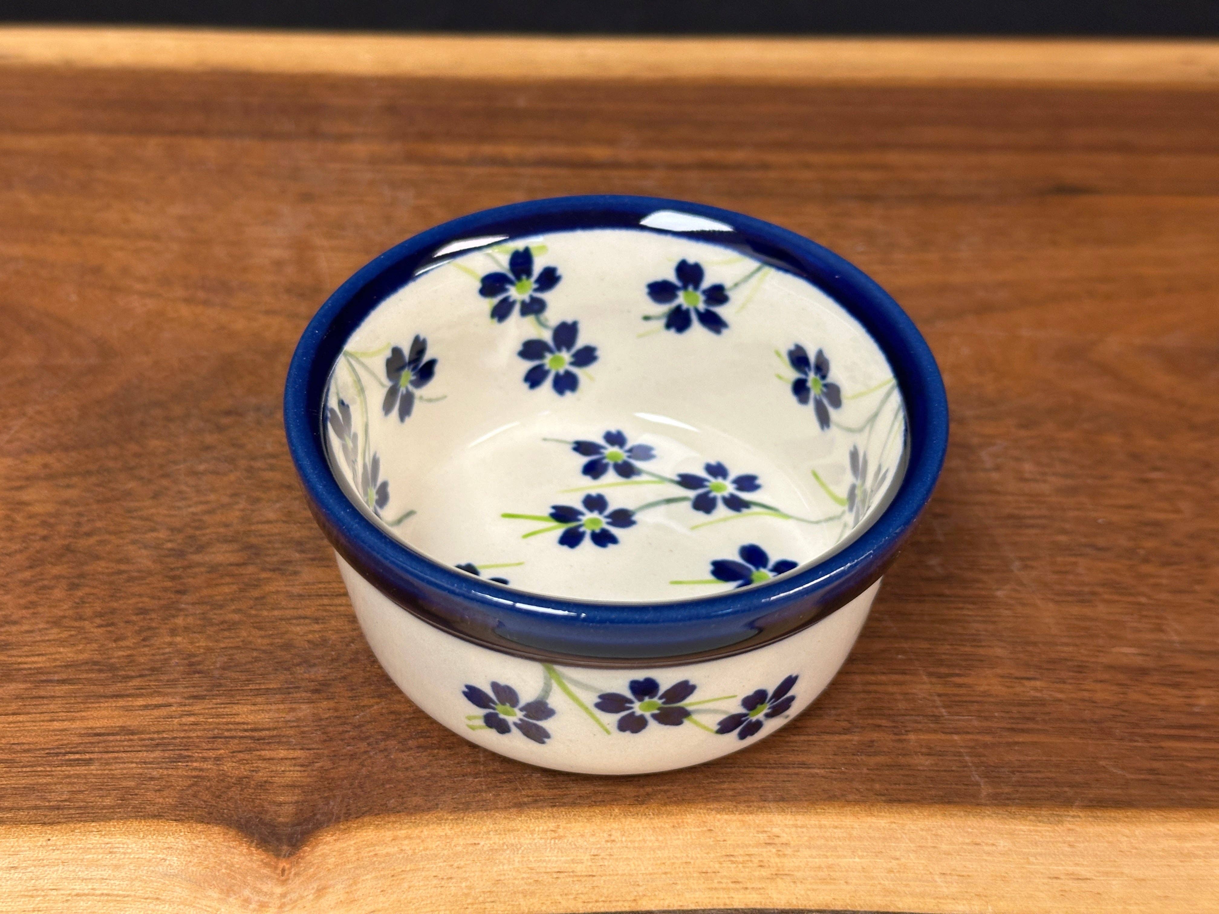 Music City Polish Pottery - Wholesale Ramekin - Ramekin, Round - Lil Blossoms1