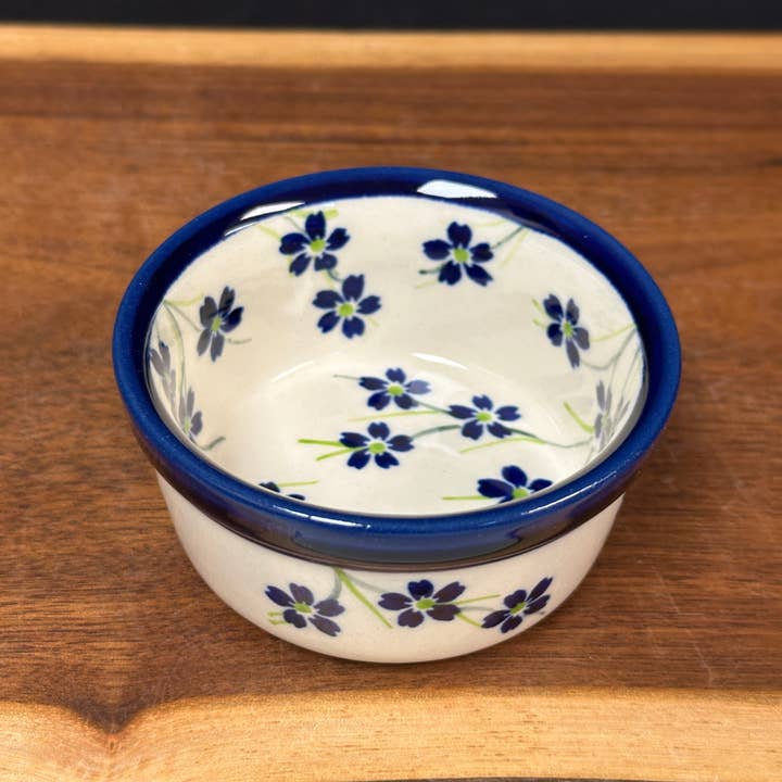 Music City Polish Pottery - Wholesale Ramekin - Ramekin, Round - Lil Blossoms1