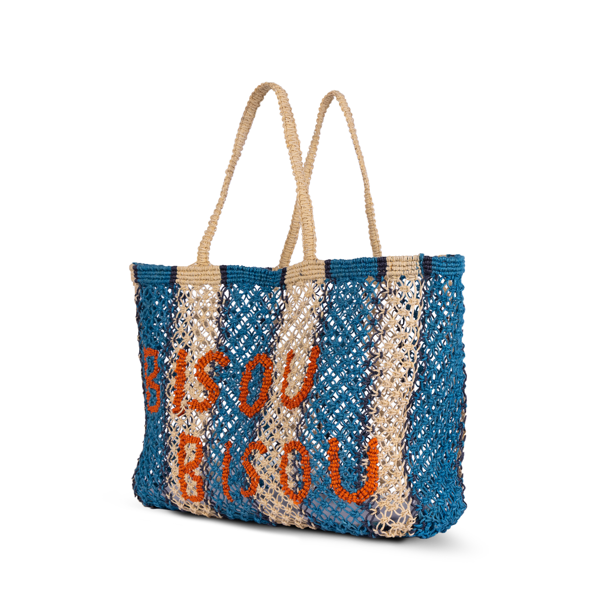 Tin Marin - Wholesale Tote bag – Women's - Bisou Bisou Woven Jute Tote1