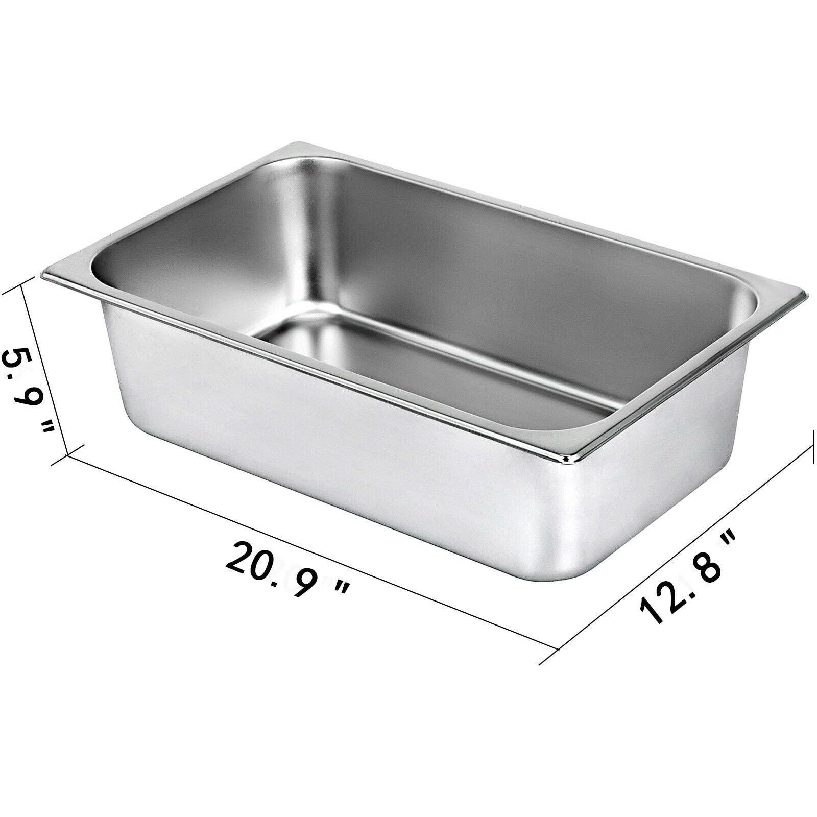 BlakOutlet - Wholesale Baking Dish - Buffet Chafing Dishes  Gastronorm Pans Steam Table Pans Tray Stainless Steel Food Container5