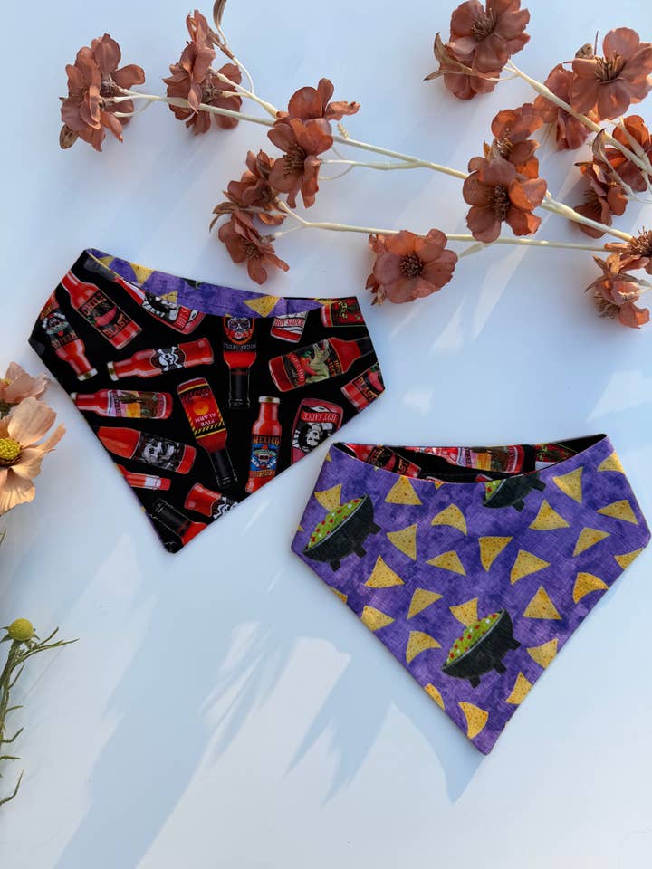 Bandana de Chips e Guacamole por atacado de The Pet Scout Shop
