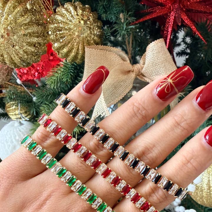 Baguette Mix Tennis Bracelets for wholesale by E ACCESORIES JEWERLY