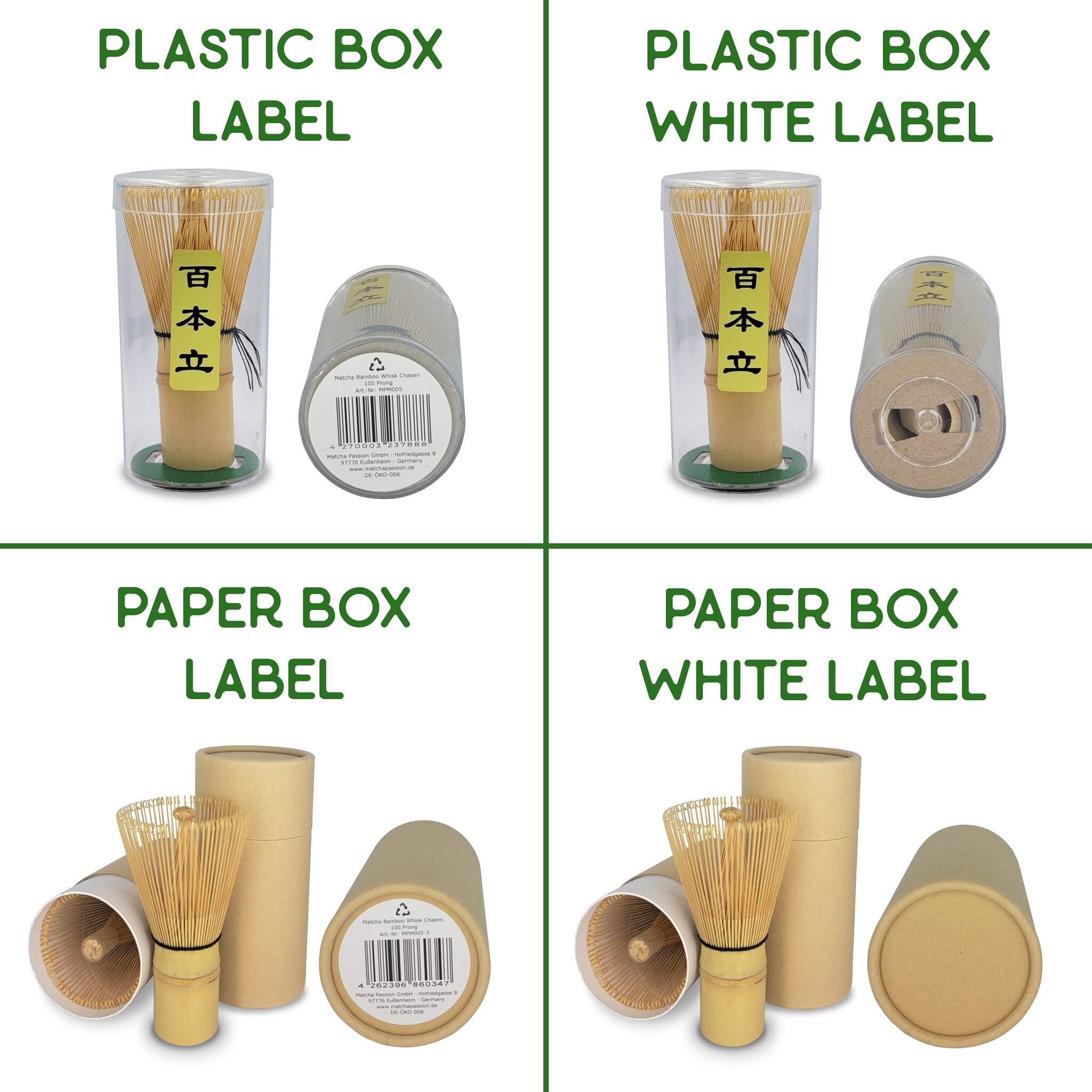 Matcha Passion GmbH - Wholesale Garde - Matcha-besem van wit bamboe met 100 haren5