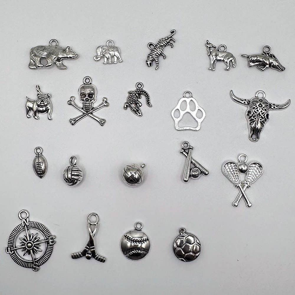 Fish Towne Designs, LLC - Wholesale Jewelry Set - Green and White Game Day Bracelet Stack8