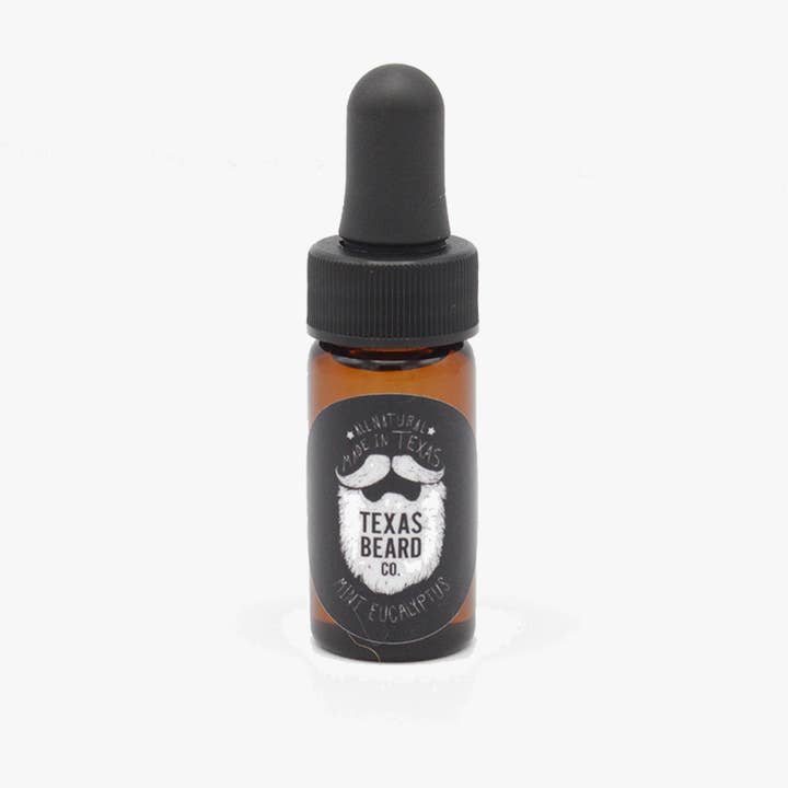 Texas Beard Company - Wholesale Beard Styling Product - Mint Eucalyptus - 1/4oz Trial Beard Oil